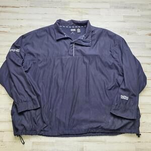 Vintage PING Collection Jacket Mens 3XL Blue Windbreaker Golf 1/4 Zip Pullover